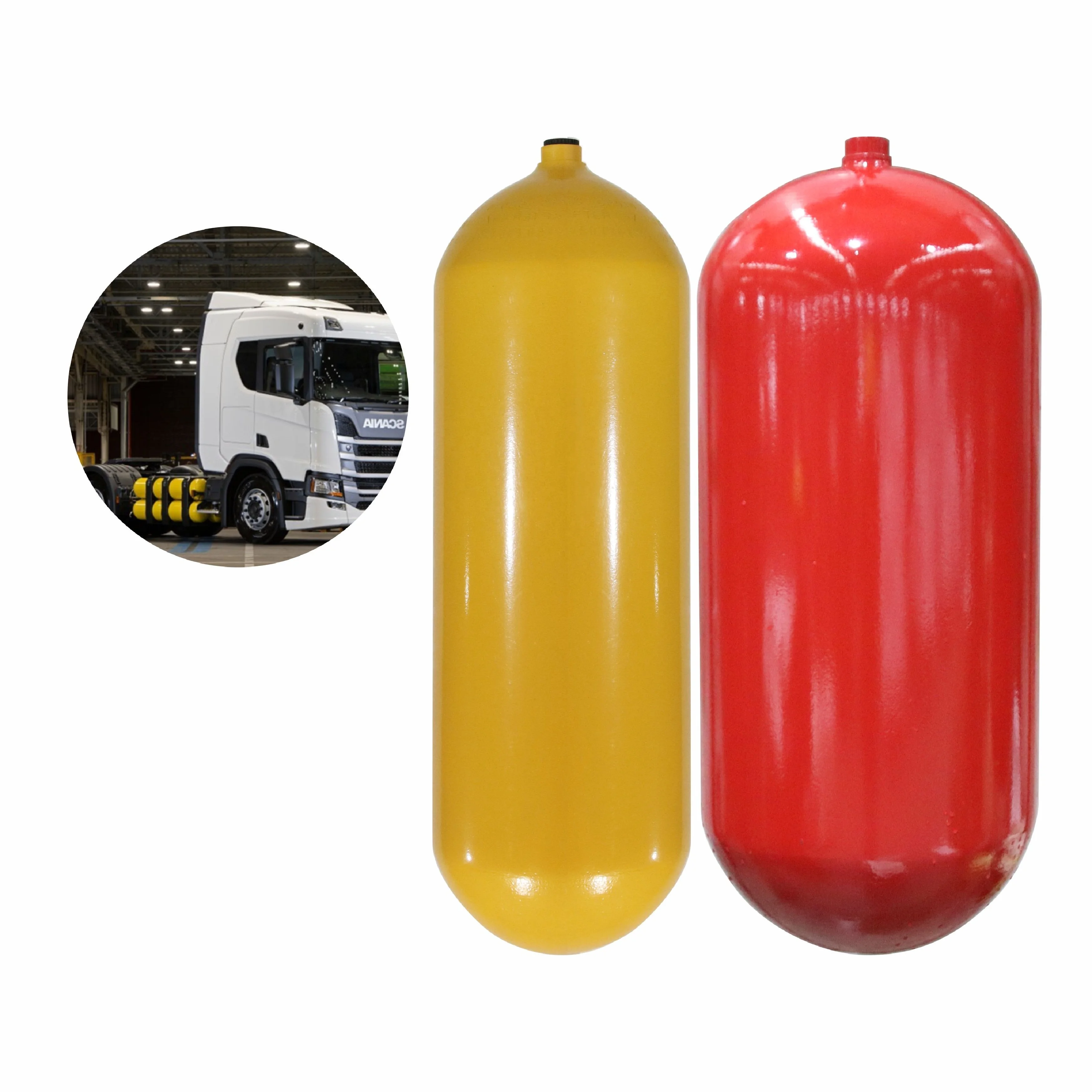 Anhui Clean Energy Compressed Natural Gas Cylinder 325-100L gnv Cylinder CNG cylinder sales for Peru