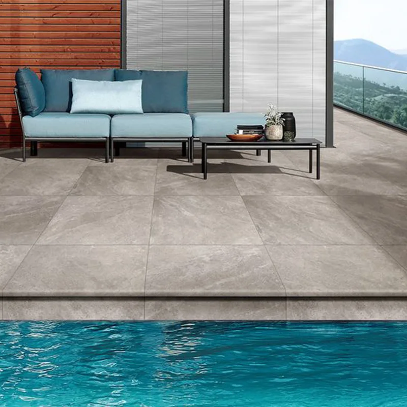Hot Sale Non Slip 20mm Outdoor Tile Non Slip Ceramic Heat Resistant Matt 2 cm Porcelain Floor Tile Texture for Swimming Pool