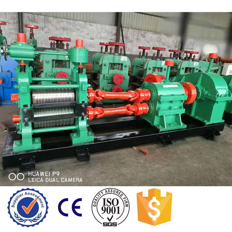 produce 8-32mm steel bar rebar 1-3T/Hour steel rolling mill machinery line
