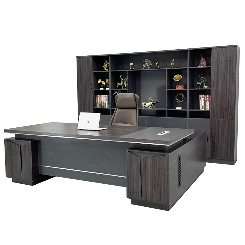 Chuangyue Boss Desk Simple Modern President Table and Chair Combination Large Desk Manager Supervisor Office Furniture