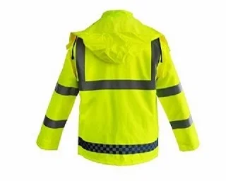 New 2022 reflective raincoat winter clothing  cotton long-sleeved traffic safety raincoat clothing sets