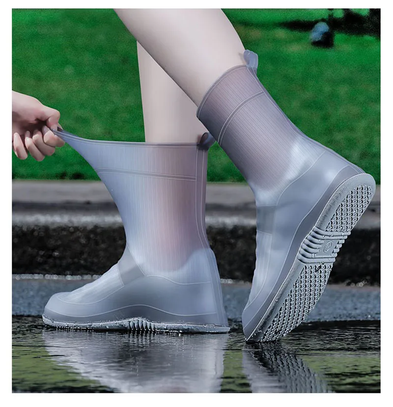 Manufacturer Factory High Quality Unisex Silicone Creative Cover durable Lasting Cover Rain Boots  Outdoor Light Rain Cover