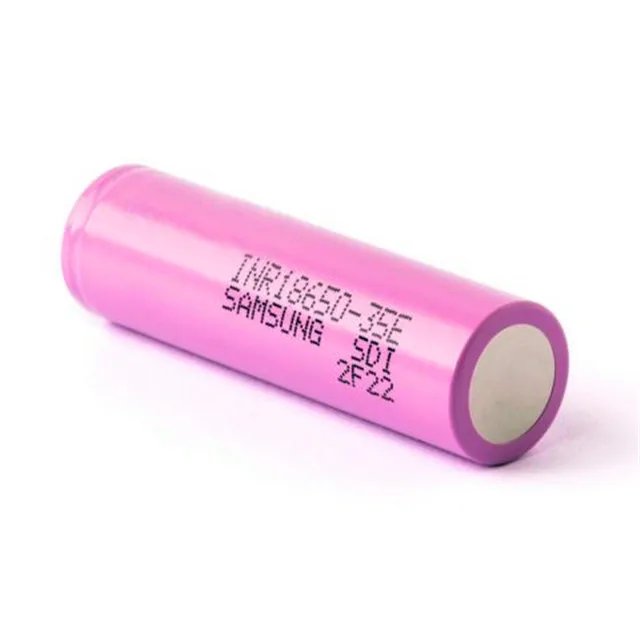 SAM SDI INR18650-35E 3,7 V 3500mAh Розовый Оригинальный сотовый телефон для SAMSUNG 35E