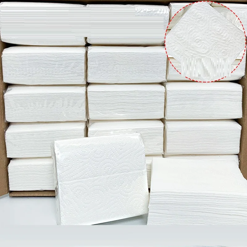 Soft Upscale Embossed Table Dinner 3 Ply Paper Napkin Disposable Table Dinner Napkin for Restaurant