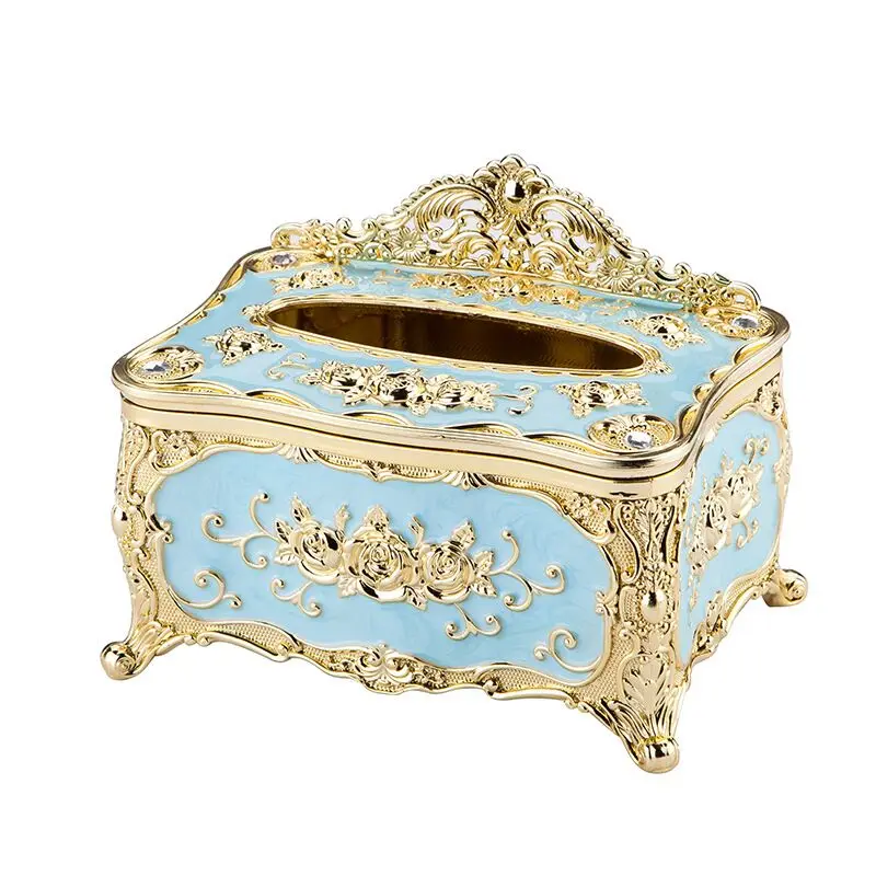 European style car acrylic organizer drawer bedroom drawer boxes creative tissue box napkin box