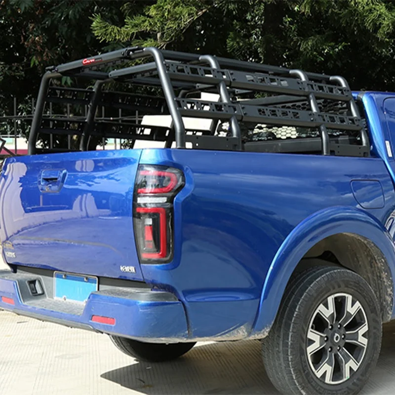 High Quality Custom Wholesale Adjustable Multifunctional Pick Up Cargo Rack Tub Rack For 4x4 Accessory Truck Chevy Silverado