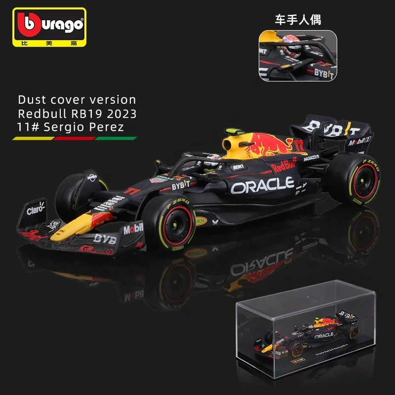 1:43 Bburago F1 2023 #1 Макс модель автомобиля из сплава верстаппен игрушечной формулы один коллекция Redbull RB19