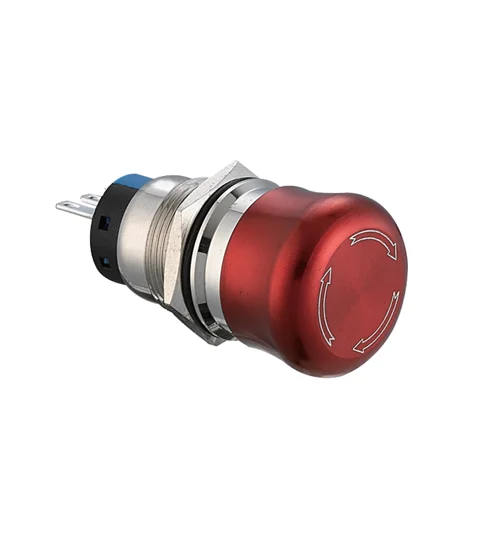 Hot selling LA38 series 19mm stainless steel emergency stop twist reset button switch