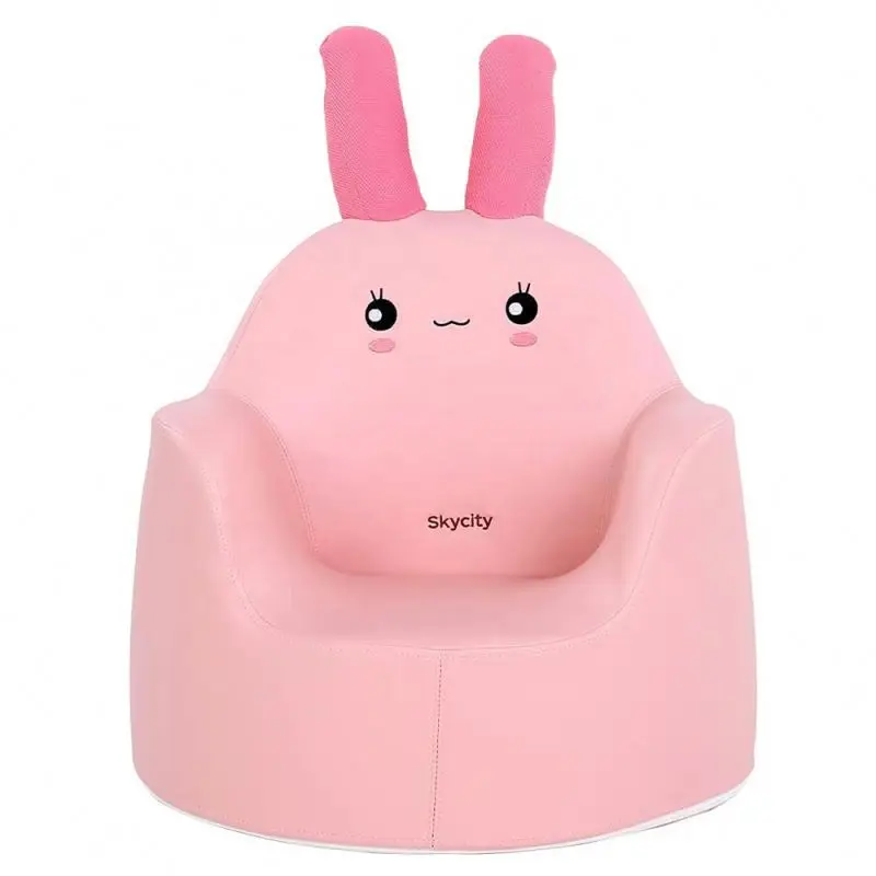 Furniture Upholstered Kids Sofa Children Armchair with Cartoon Pattern Cute Mini Couch for Baby