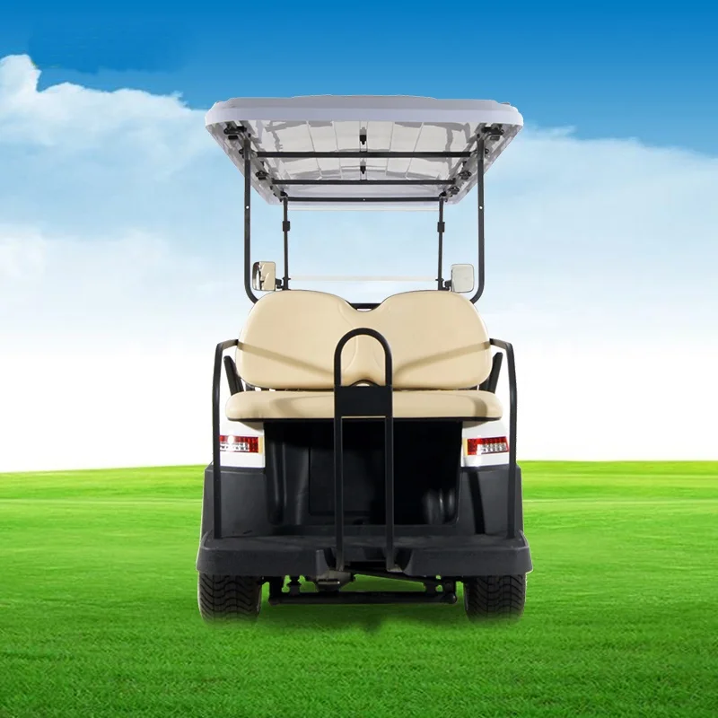 Popular 6 8  seater 48V high class golf car with LED lights lifted or non lifted suspension with rear flip-flop seats AC 5KW