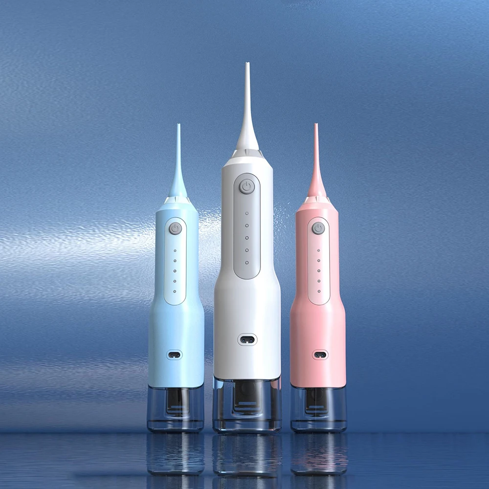Rechargeable Dental water flosser Teeth Cleaning Oral Dental Irrigator 270ML Portable Water pik Cordless Dental Water Jet