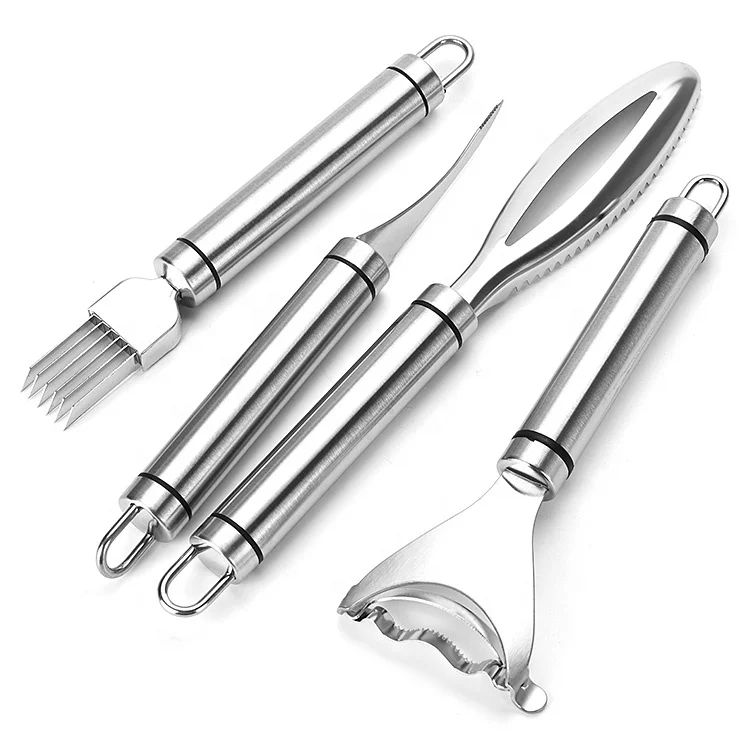 304 Stainless Steel Melon Fruit Peeler Multifunctional Y-shaped Bow Craper Kitchen Small Tools Set