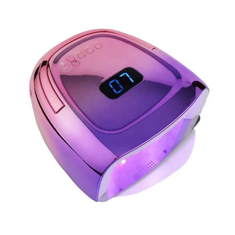 2024 новый дизайн градиентный цвет 60 Вт перезаряжаемая S20 светодиодная беспроводная лампа для ногтей портативная электронная Сушилка для ногтей