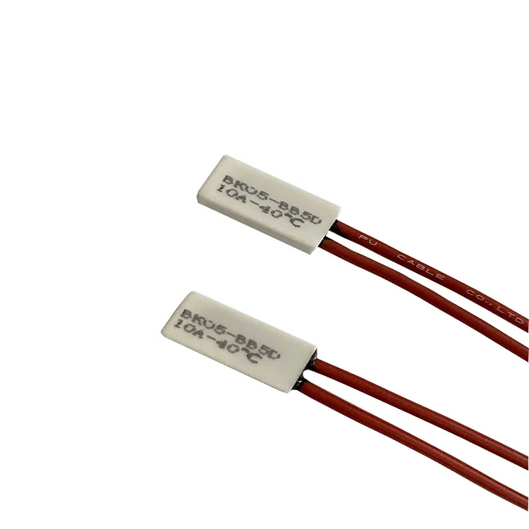 KSD9700 Ceramic shell BK05 bimetal thermostat 10A normally closed 130c reactor thermal temperature safety switch
