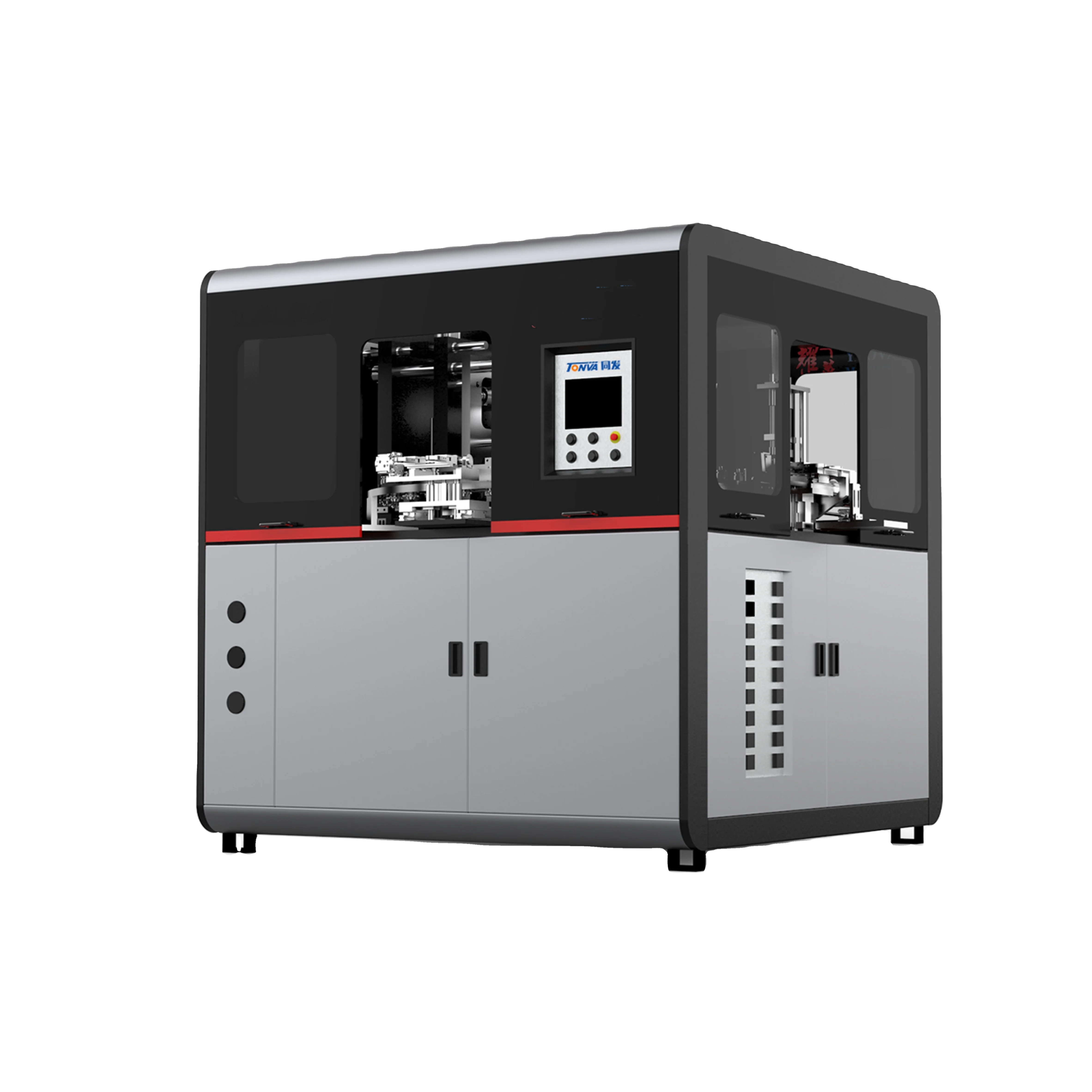 Good Price Hand Feeding PET Preforms Stretch Blow Molding Machine for Making 200ml Body Lotion Jar