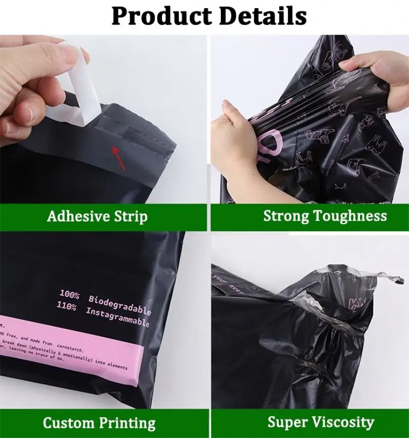 Large Logo Printed Tote Bag  Postage Courier Shipping Bags Mailing Packaging Bags