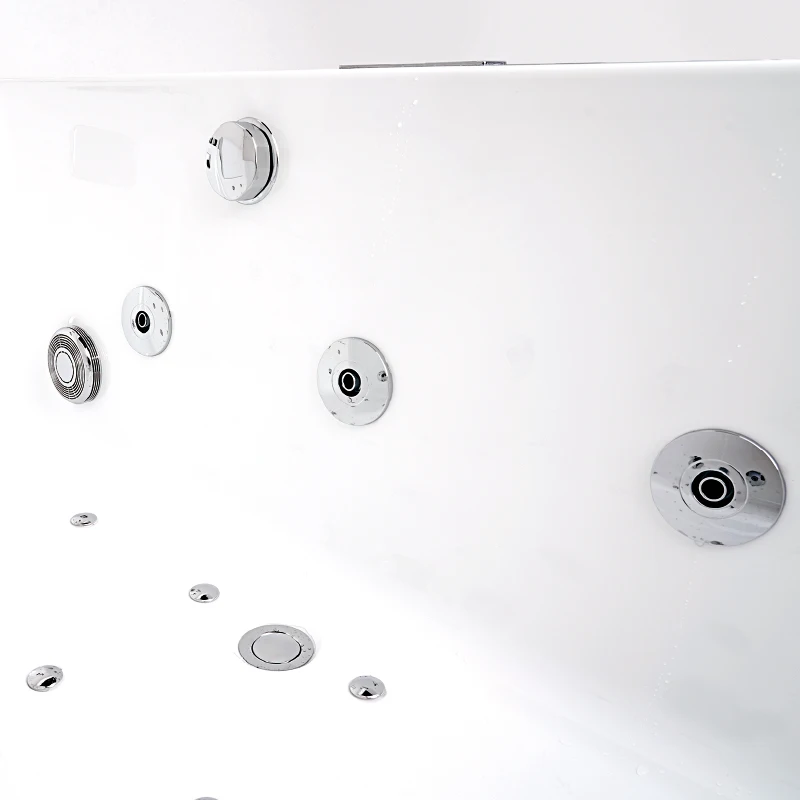 ORans Control Panel 2 People Massage Indoor Luxurious Jets Bathtub Whirlpools Rectangle Spa Bathtub