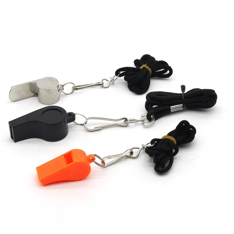Stainless Steel, Extra Loud Whistle with Lanyard for School Sports, Soccer, Football, High quality metal whistle