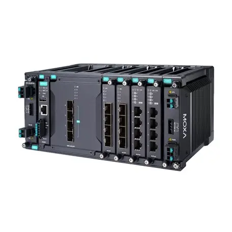 MOXA MDS-G4012-L3-4XGS серии 4XG + 8g-порт Layer 3 полногигабитные модульные управляемые коммутаторы Ethernet