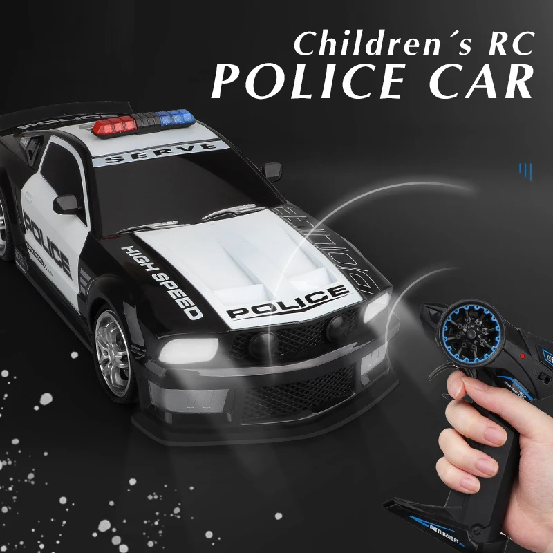 Scale 1 12 mustang police car wireless control simulation toys children RC toy car birthday gift remote control drift car