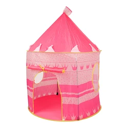 Indoor wholesale Cheap tents manufacturers children prince princess kid play castle tent