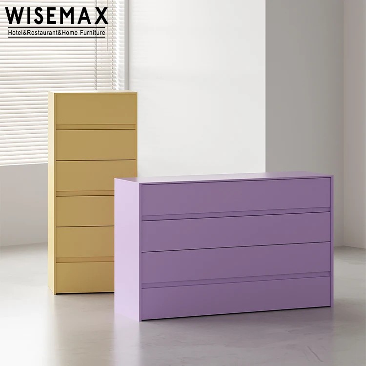 WISEMAX FURNITURE Nordic living room furniture White rectangle plywood multi layers bedroom hallway living room cabinet