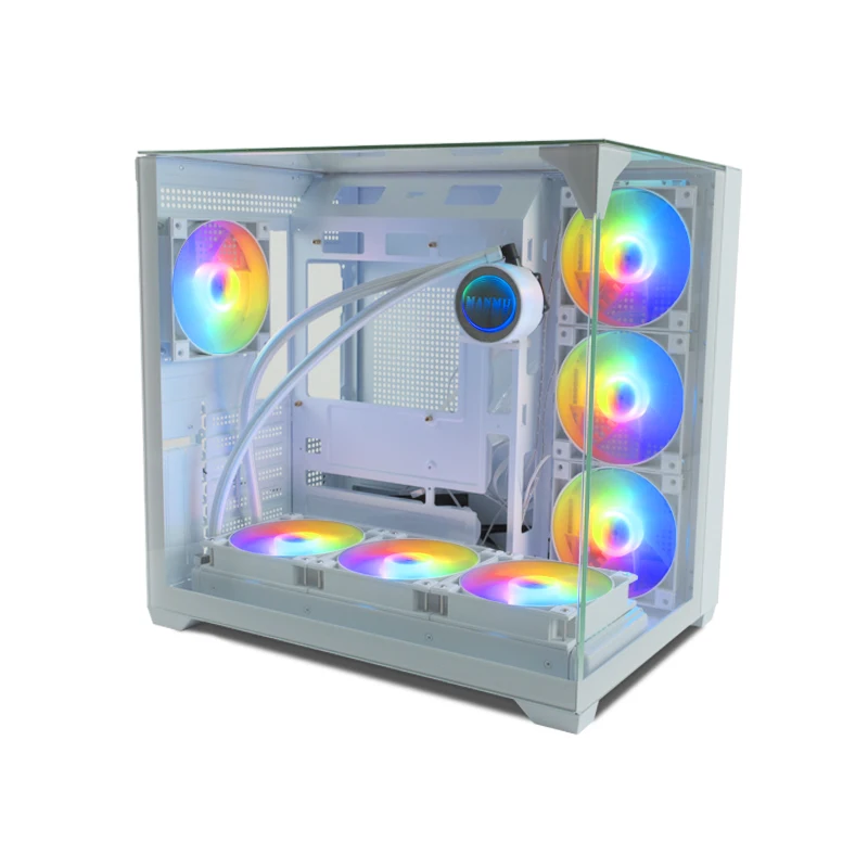 Choiyan Wholesale Hot ATX ITX E-ATX MATX Gaming PC Case Tempered Glass Towers pc case