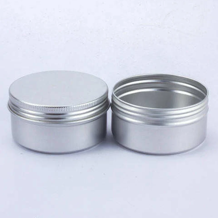 80ml 50g Wholesale Aluminum Metal Container Round Metal Box Tin Aluminum Jar