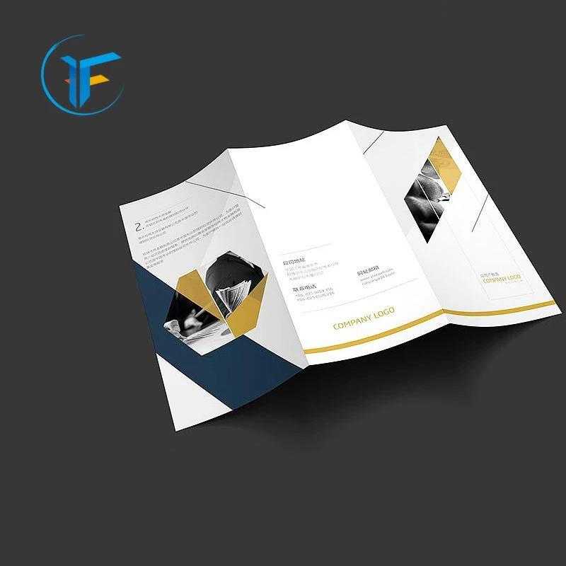 unique perfume brochure printing customized accordion fold brochure printing