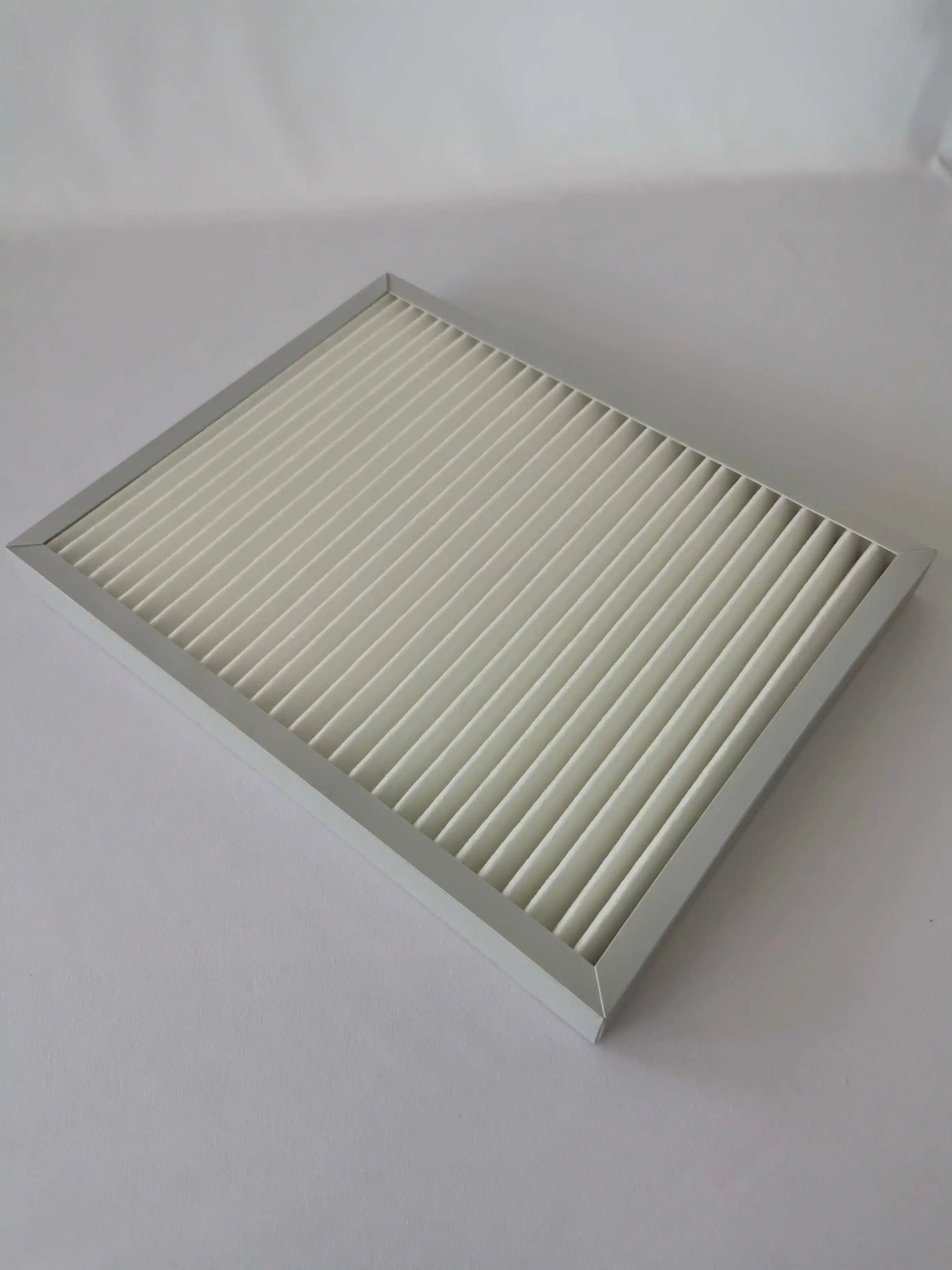 China Manufactory Cabin Cartridge Pleated HEPA Air Purifier Filter Paper Frame Air Cleaning Remover