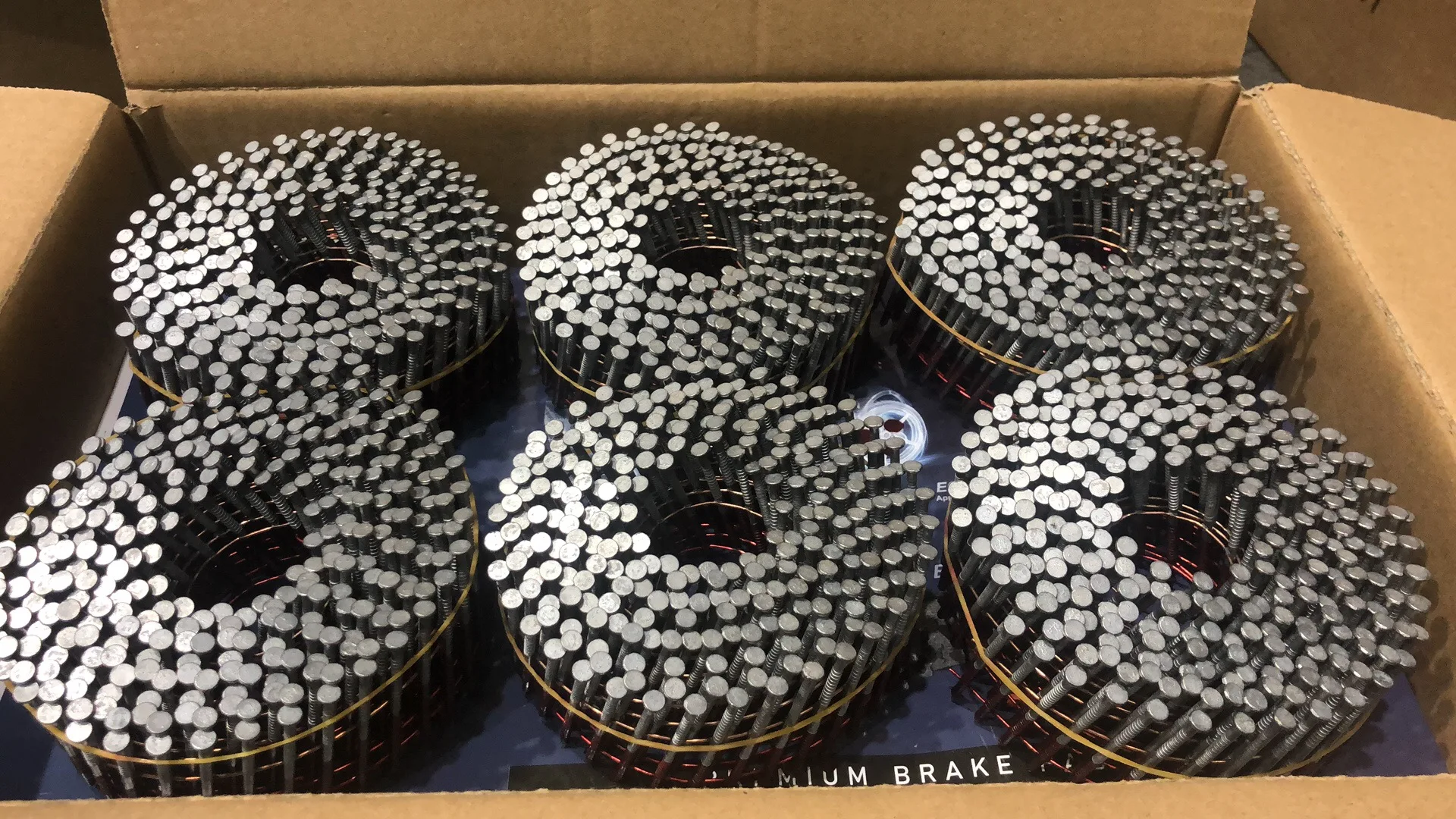 15 Degree Coil Nails Electric Galvanized Hot Dipped Galvanized Coil Nails for Woodworking