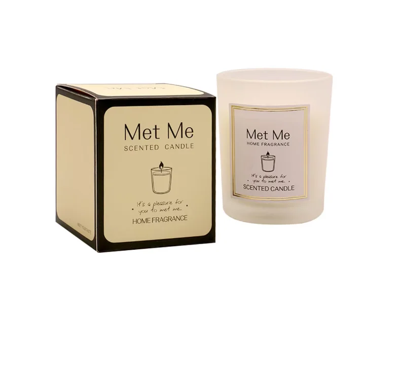 Лидер продаж роскошные свечи персонализированные черные матовые стеклянные банки ароматические соевого воска