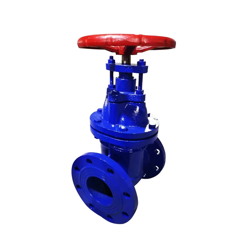 Factory price hard seal non-rising stem gate valve manual cast iron flange metal seat gate valve