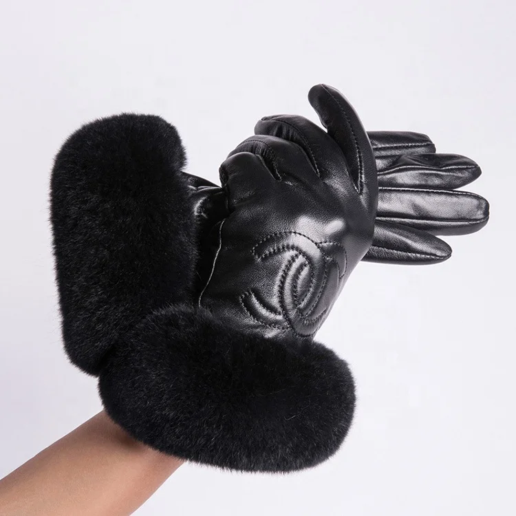 
Cold-resistant And Warm Women Winter Sheepskin Hand Gloves 