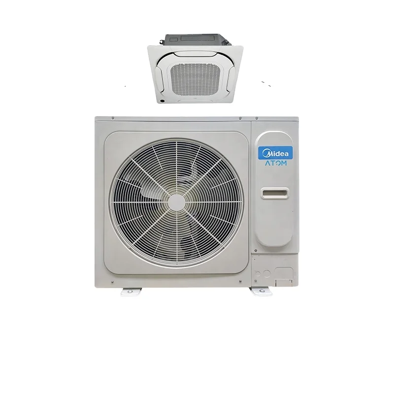Midea DC Inverter Split Cassette Flooring System Mini Split Heating And Cooling Air Conditioner 12000 With 60000btu Outdoor Unit