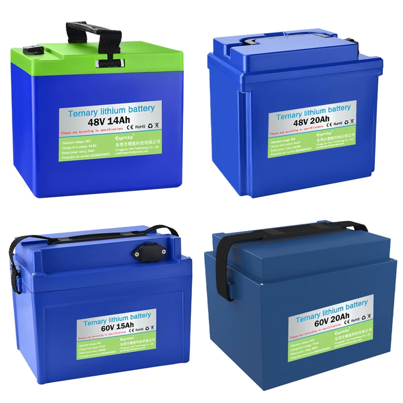 24V 36V 48V 60V 72V 18650 21700 10ah 20ah 30ah 40ah 50ah 60ah 100ah rechargeable lithium ion battery pack