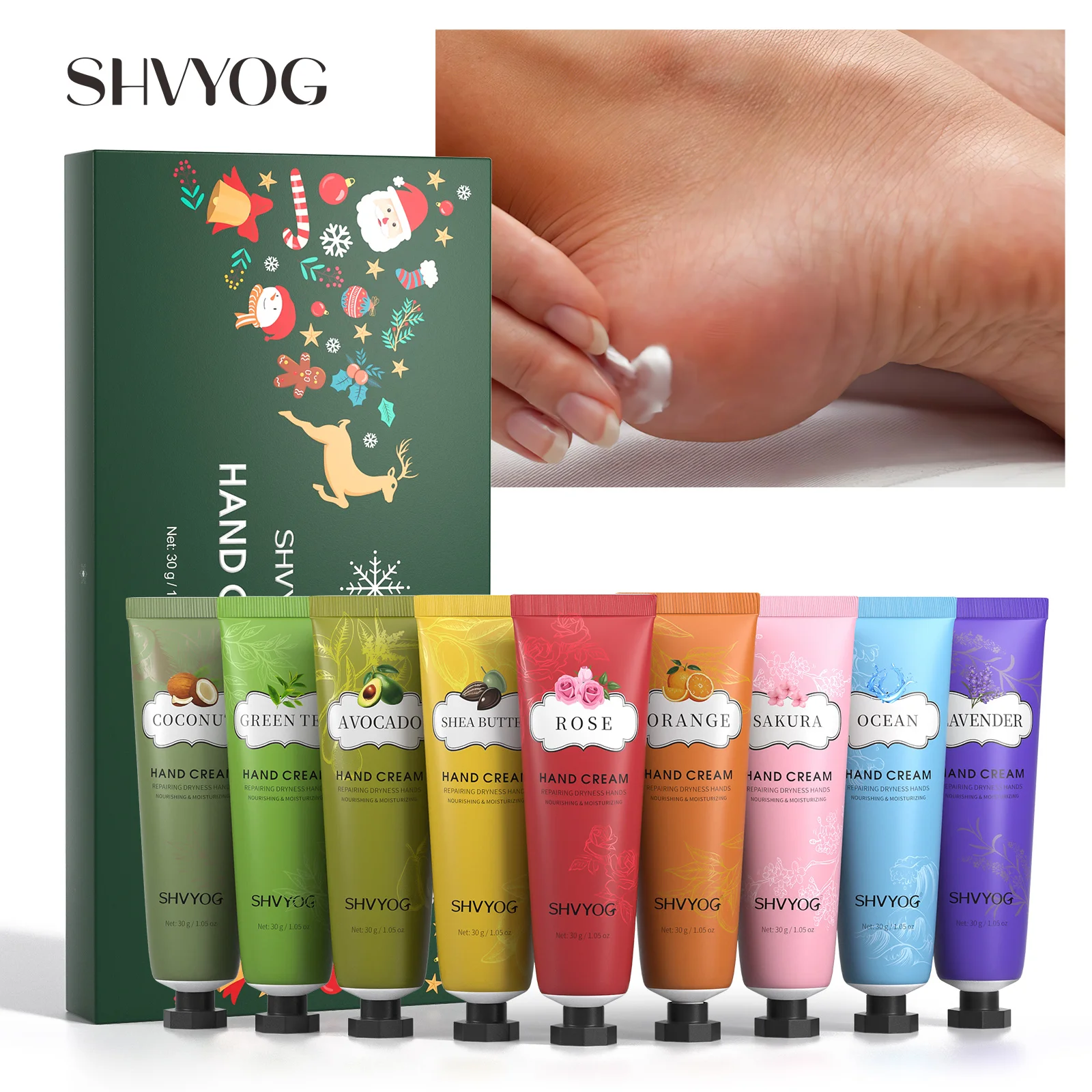 High Quality Collagen Moisturizing Handcream Hand Lotion Christmas Gift Set Whitening and moisturizing Natural Hand Cream