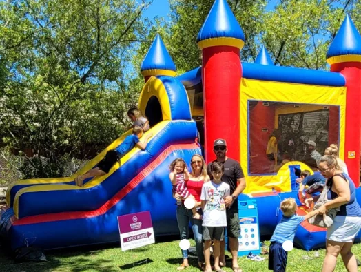 Kids Moonwalk  Inflatable Bouncer Castle Paws Patrols For Kids Inflatable House Bouncing And Slide Combo Outdoor