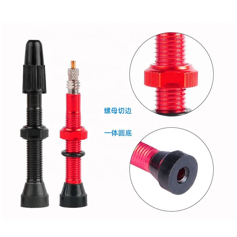 IRONDONKEY Bicycle Presta Valve 40/60/80mm Lengthened Aluminum Alloy Tubeless Tire Valve Core Wholesale Low Price for Bike