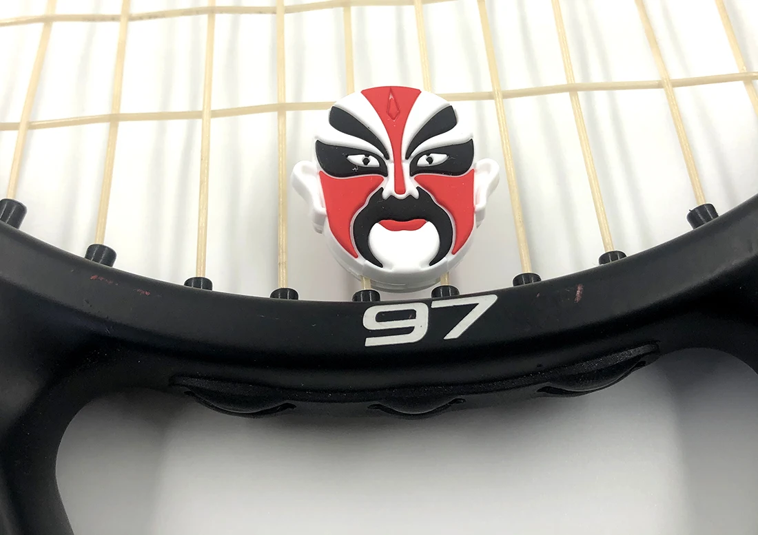 New Tennis vibration dampeners Peking Opera Tennis Racket Damper Shock Absorber to Reduce Tenis Racquet Vibration