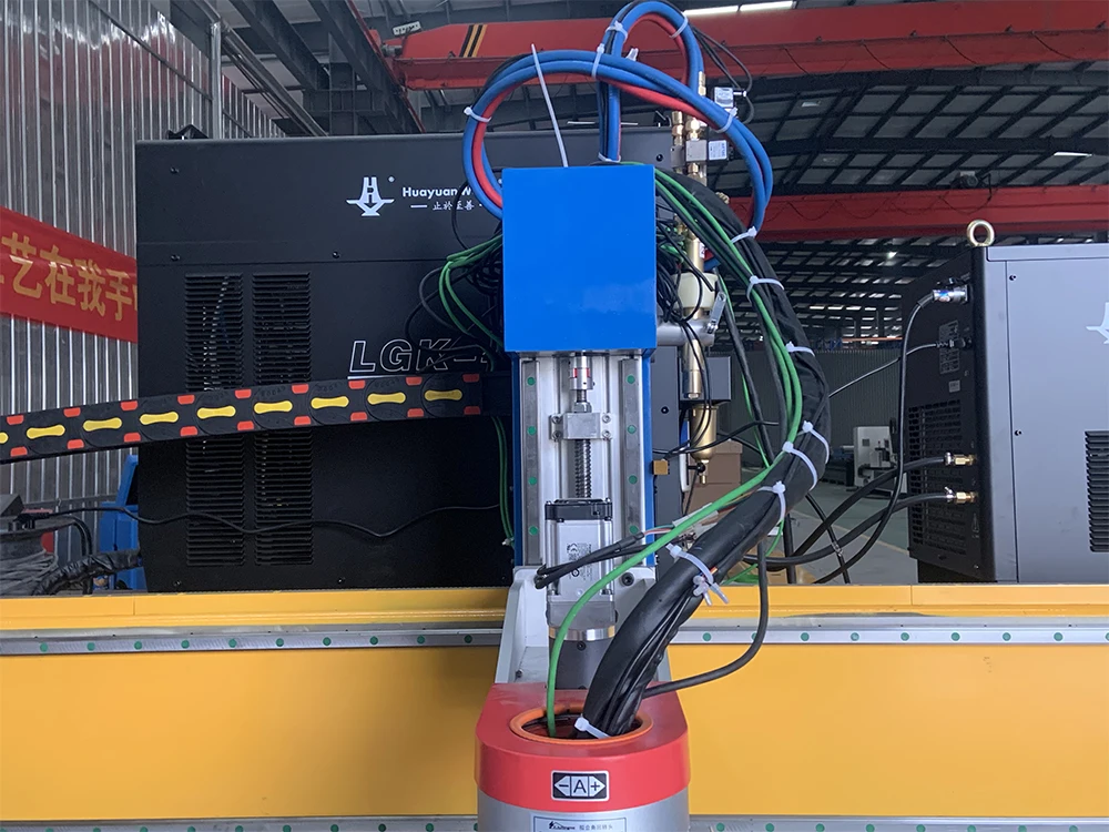 WISDOM CNC heavy duty Gantry CNC Metal Plasma Bevel Cutting Machine 6 axis industry using