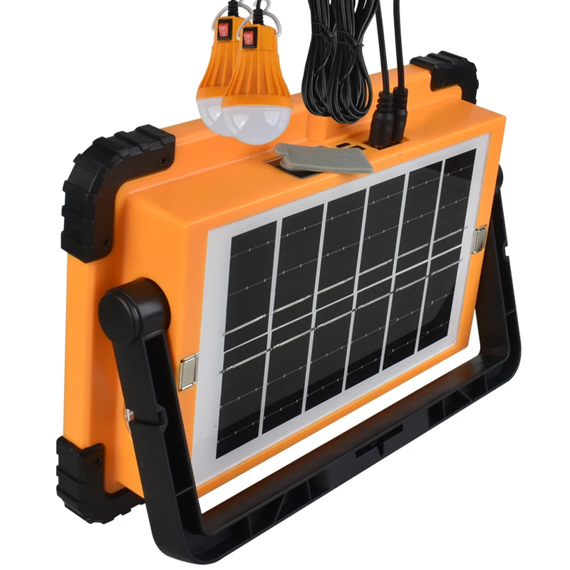 Strong Magnetic Attraction Hook LED Flashing Multiple LED Beads Solar Charging USB Quick Charge Camping Tent Solar Flood Lamp