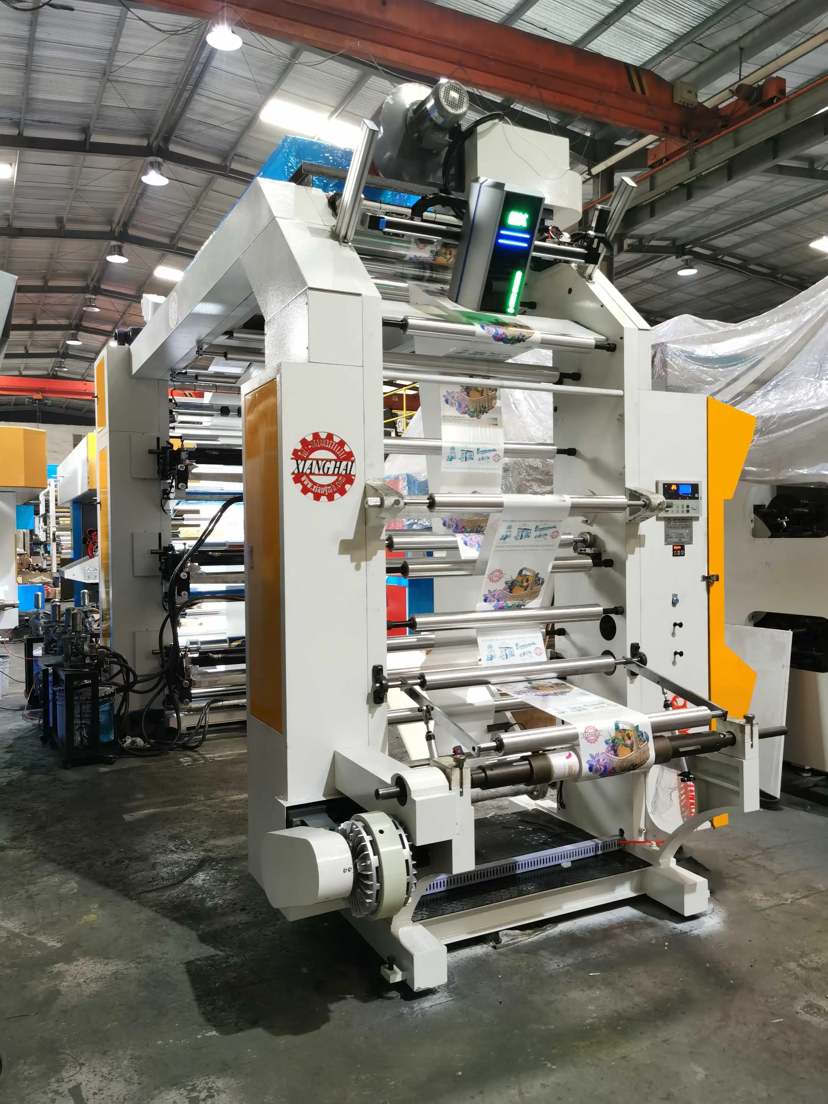 High Speed pp opp pe  plastic film  bag paper belt  Flexo Printing Machine