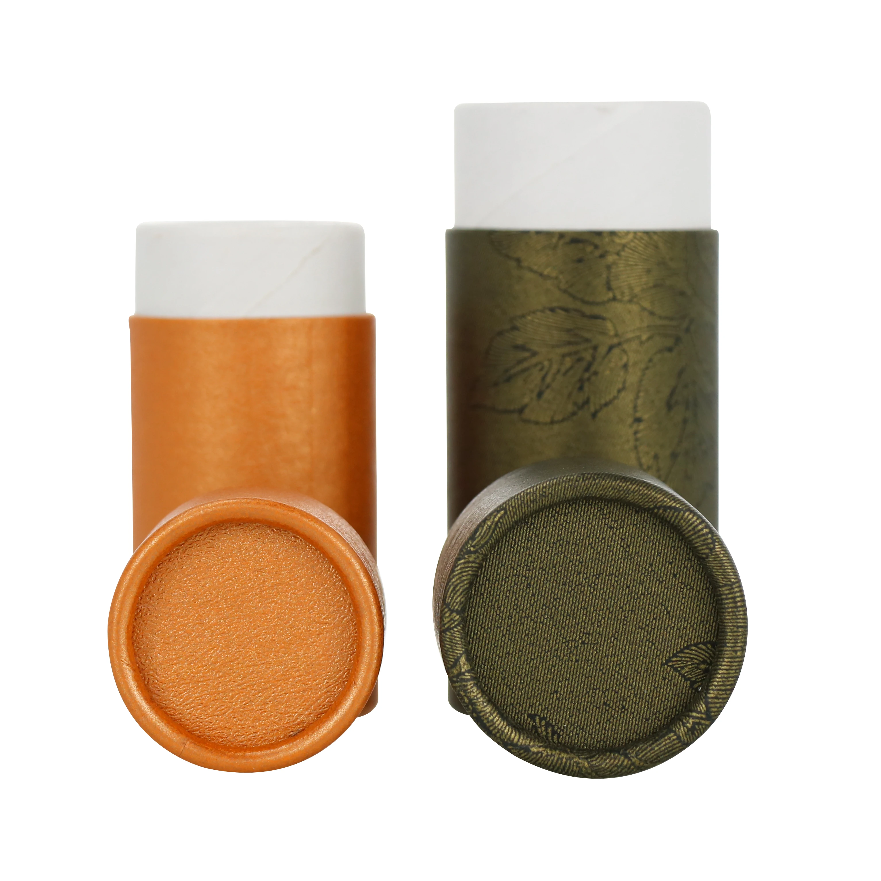 Wholesale Luxury Cylinder Paperboard Tube Packaging Paper Cosmetic Canister Cylinder Packaging Box