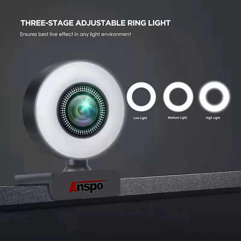 5.0MP HD usb веб-камера с микрофоном автофокуса для чатах конференц прямые трансляции ноутбук кольцо