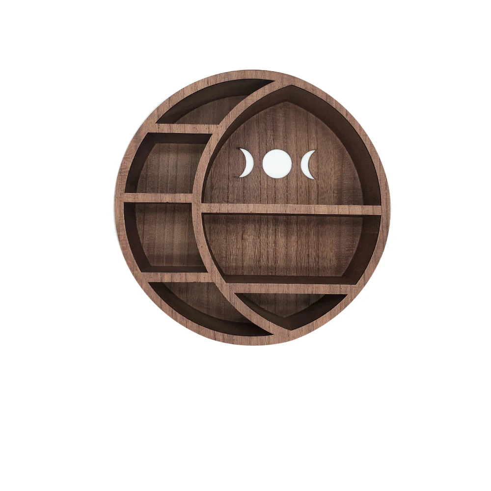 
Phota Moon Wall Decor shelf Crystal Display Shelf 