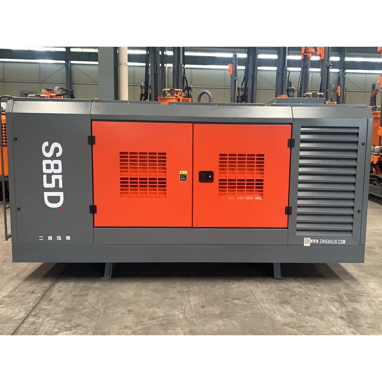 ZEGA S95CD 295KW diesel engine screw air compressor for water well drilling rig