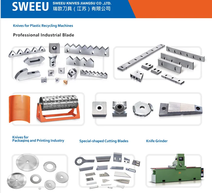 Zerma Plastic crusher blade For Cutting machine Granulating Knife Fast delivery