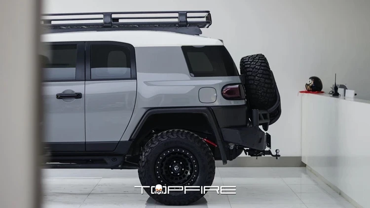 
Topfire Powder Coated Steel Exterior Part Rear Bumper for FJ Accessories 