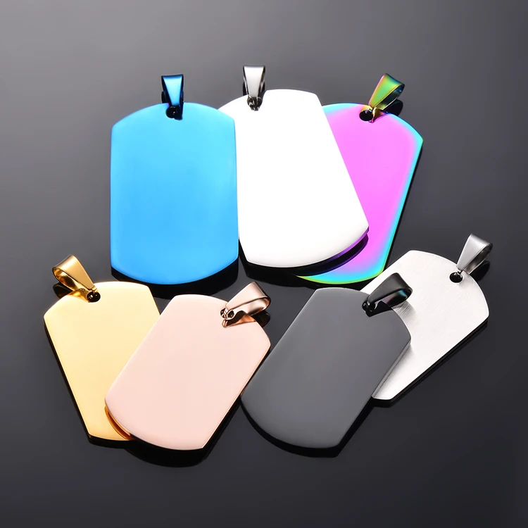 Cute personalized metal crafts men gold blank stainless steel metal custom dog name tag/custom stainless steel dog tag